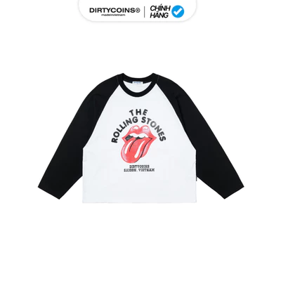[DCxRS] Áo Thun Tay Dài DirtyCoins Raglan Faded Print