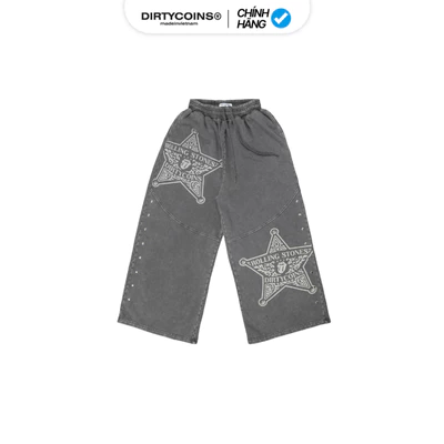 [DCxRS] Quần Dài DirtyCoins Sweatpants Faded Sheriff Black