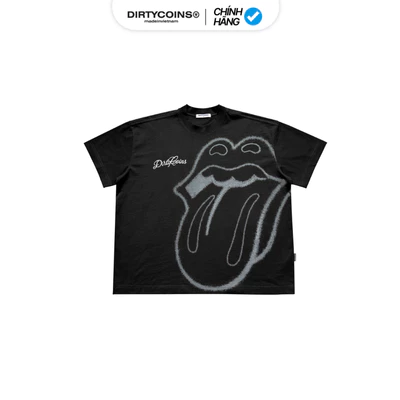 [DCxRS] Áo Thun DirtyCoins Big Logo Print Black