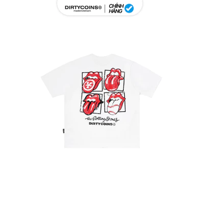[DCxRS] Áo Thun DirtyCoins Stones Mate White