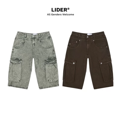 Quần Jorts Denim Unisex LIDER MUTED MOTION DENIM JORTS