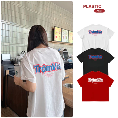 Áo thun "Trộm vía" form boxy vải 100% cotton 2 chiều dày dặn