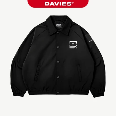 Áo khoác dù nam nữ form rộng DAVIES basic jacket local brand in hình sau lưng | D29-AK2