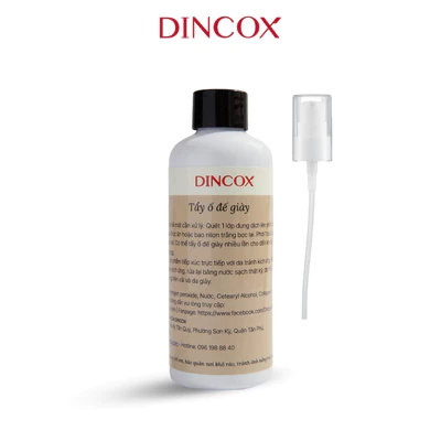 Gel Tẩy Ố Đế Giày Và Các Chi Tiết Cao Su Chuyên Dụng 100ml Dincox