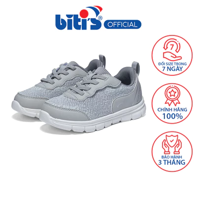 Giày Thể Thao sneaker Bé gái Biti's BSG010300XAM (Xám)