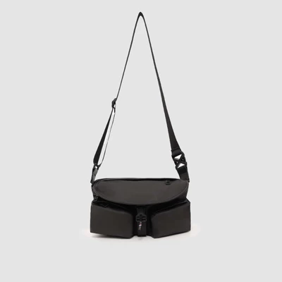 Túi đeo vải polyester dáng hộp nhiều ngăn dây điều chỉnh độ dài Selected Facing Camera Bag