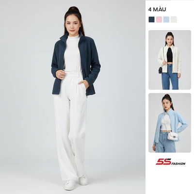 [GIÁ MỞ BÁN] Áo Khoác Lông Nữ 5S FASHION Mềm Mại, Ấm Áp, Màu Pastel Dễ Phối, Thời Thượng W0AKH25002