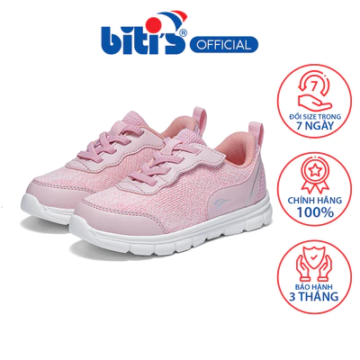 Giày Thể Thao sneaker Bé gái Biti's BSG010300HOG (Hồng)
