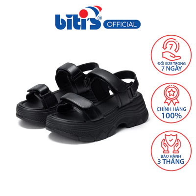 Sandal thông dụng đế PU phun Nữ Biti's BPW006700DEN (Đen)