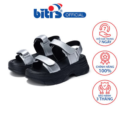 Sandal thông dụng đế PU phun Nữ Biti's BPW006700BAC (Bạc)