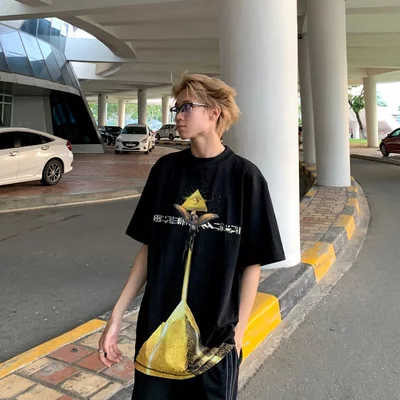 Áo Thun Unisex THE EYE OF RA Tee Cotton Màu Đen 320gsm Form Oversize Nam Nữ Chất Liệu Cao Cấp Thấm Hút Tốt Thiết Kế Độc