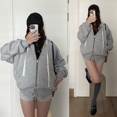 Áo khoác Hoodie zip có nón, thiết kế viền tay bo tinh tế basic vải nỉ PCG 2.0 Regods - PANEL ZIP
