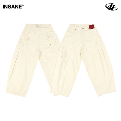 Quần Dài InsaneClo SPLIT FORM CARGO PANTS Form Baggy Unisex Vải Kaki Cotton Nhập Khẩu