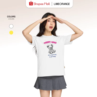 Áo thun Nữ LIMEORANGE Kpop style Tshirt LO25221101