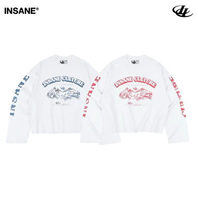 Áo Thun Tay Dài InsaneClo SILENT PEAKS LONGSLEEVE Form Boxy Unisex Vải Thun Cotton 2 Chiều