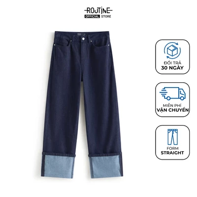 Quần Jeans Nữ Form Straight - Routine 10F25DPAW008