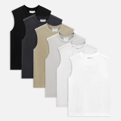 Áo Tanktop Nam Basic Wear, Chất Vải Cotton Thoải Mái, TT0001 SOME HOW STORE