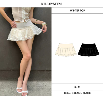 Chân váy xếp ly voan tơ WINTER- 𝐊𝐈𝐋𝐋 𝐒𝐘𝐒𝐓𝐄𝐌