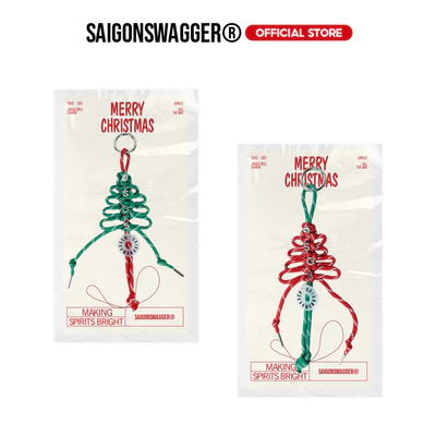 Móc Khoá Phụ Kiện Charm Giáng Sinh Cây Thông SAIGONSWAGGER® SGS JINGLE BELL CHARM