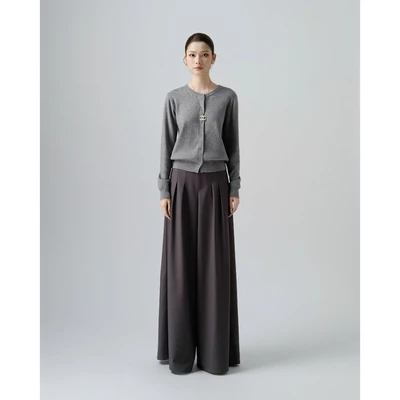 RUBIES Cozy Pants - Quần Dài Nữ Ống Rộng A Kèm Dây Belt