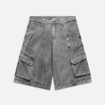 Quần NEEDS OF WISDOM Dust Cargo Jorts - Washed Grey - Local Brand Chính Hãng