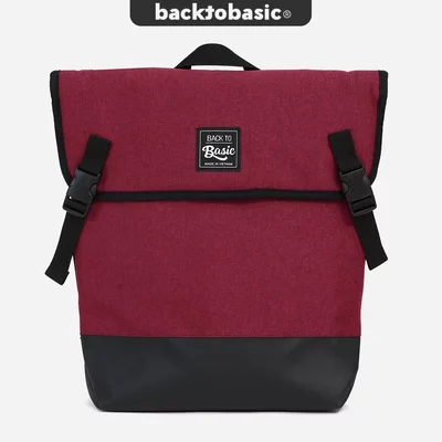 Balo 3 cách đeo Back To Basic - MARUCHI dây đeo tháo rời, có ngăn laptop, đai trợ lực