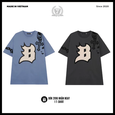 Áo Thun Unisex Banawa - Tee Badass Flame | Local Brand Chính Hãng