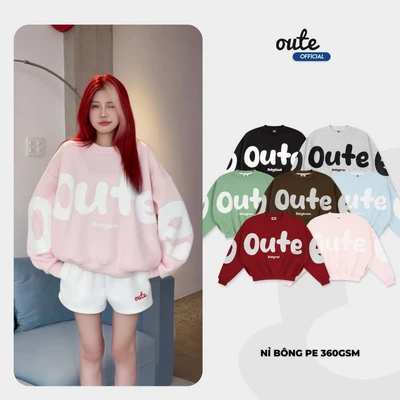 Sweater Outerity OEOE Form Boxy / Nỉ Bông Dày Dặn Unisex Nam Nữ