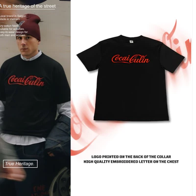 Áo Thun Heritage StayTrue - Áo Thun Nam Nữ T-Shirt Heritage "Cocaiculin" Logo Staytrue Clothes