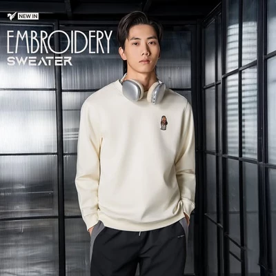Áo nỉ EMBROIDERY SWEATER TORANO dài tay họa tiết thêu logo ngựa chất liệu cao cấp không bai xù GWTW823