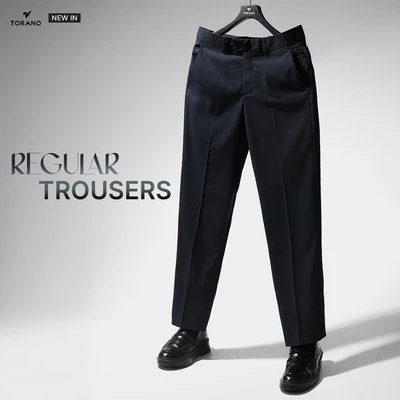 Quần âu REGULAR TROUSER TORANO regularfit trơn phom regular fit vừa vặn, tôn dáng tự nhiên GABT004