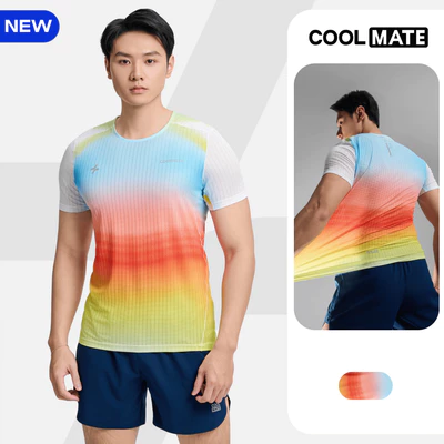 Áo thun thể thao đa năng AirFlow Exdry Gradient chạy bộ, pickleball siêu nhẹ Coolmate