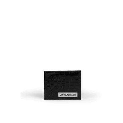 Ví Da Vân Nam Cao Cấp SAIGONSWAGGER® SGS “LUNE EMBOSSED” BI-FOLD WALLET Bóp Da