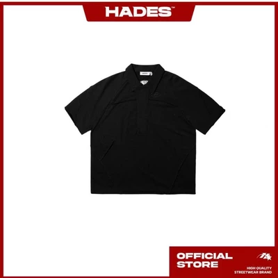 HADES Scatter Polo - Áo polo tay lỡ vải chân cua unisex -  HADES Brand chính hãng