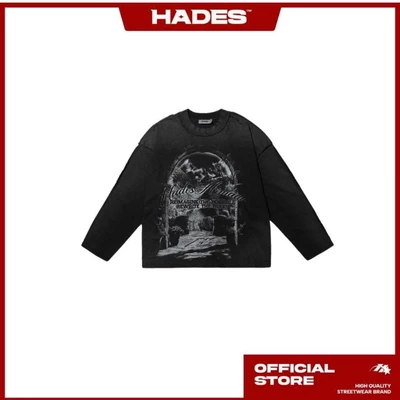 HADES Elysian Gateway Longsleeve - Áo dài tay cotton unisex HADES Brand chính hãng