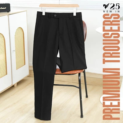 Quần âu PREMIUM TROUSERS TORANO regular cạp lót in logo chất liệu cao cấp, co giãn nhẹ và thoáng khí GABT003
