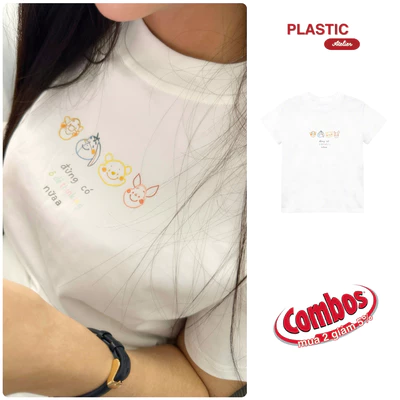 Áo thun babytee "Đừng ô dề thinking" vải cotton 250gsm cao cấp, ôm dáng chuẩn form fit dày dặn