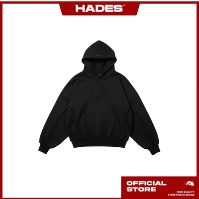 HADES DASPACE HOODIE - HADES Brand chính hãng Hoodie vải nỉ unisex / đen