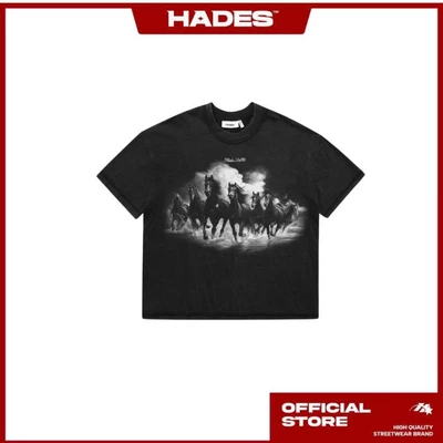 HADES BLACK STALLION TEE - HADES Brand Chính hãng Áo tay ngắn unisex / BLACK