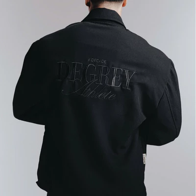Áo Khoác Degrey màu ĐEN Jacket Vest Decade Athlete - JKDECADE