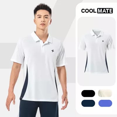[MUA 2 GIẢM 5%]Áo Polo thể thao nam Pickleball Promax Sideflow thoáng khí co giãn thấm hút tốt Coolmate