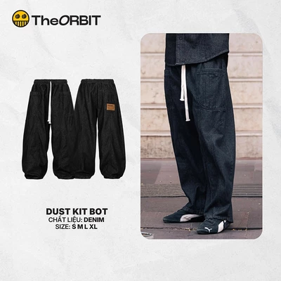 Quần Jean Denim Nam Nữ The ORBIT DUST KIT BOT - Local Brand Chính Hãng