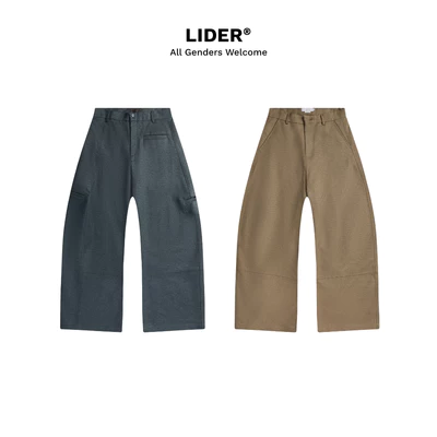 Quần Khaki Barrel Ống Cong Rộng Unisex LIDER QUIET BARREL TUYTSI TROUSERS