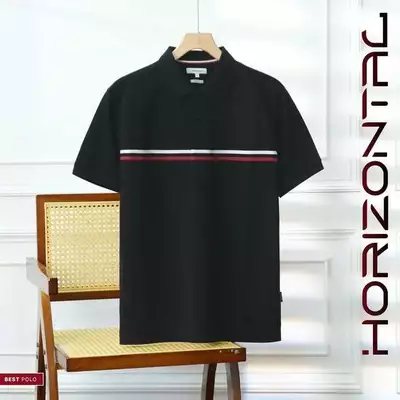 [LUXURY ITEM] Áo HORIZONTAL POLO TORANO kẻ bo tay phối màu trẻ trung, chống nhăn, thấm hút , co giãn thoải mái GSTP067