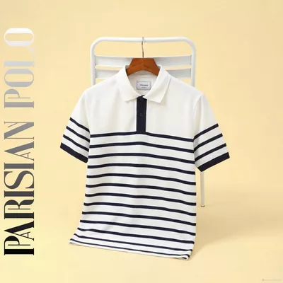 Áo polo PARISIAN POLO TORANO kẻ ngang bo tay phối màu tinh tế và phóng khoáng GSTP039