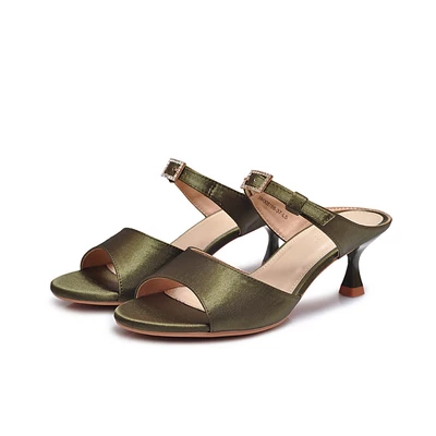 DÉP THỜI TRANG SI TPR NỮ BITI'S BFW008188RED - màu rêu đậm - size35 đến 39