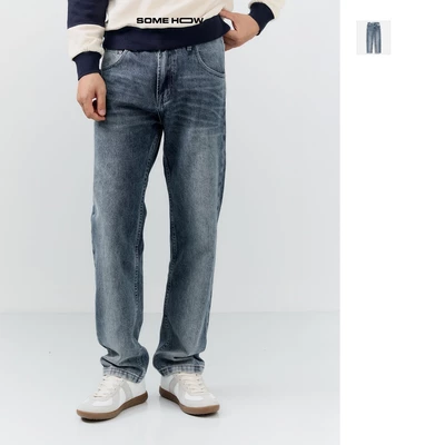 [N] Quần Jean Straight Dailywear Blue Stone V1, Chất Vải Jean Cotton Thoải Mái, QJ0134, SOME HOW STORE