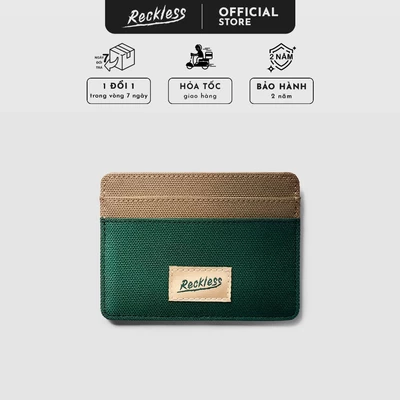 Ví Mini Đựng Thẻ Thương hiệu Recklesstripwear Paul Wallet - Vải Polyester trượt nước, Hạn Chế Xù Vải và Phai Màu