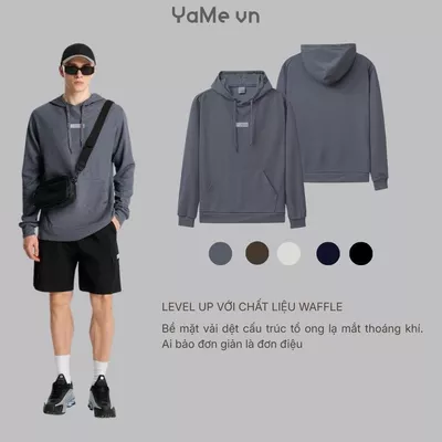 Áo khoác thun trơn một màu, vải nhẹ, phom ôm vừa F2 - Seventy Seven 039 23188 |YaMe|