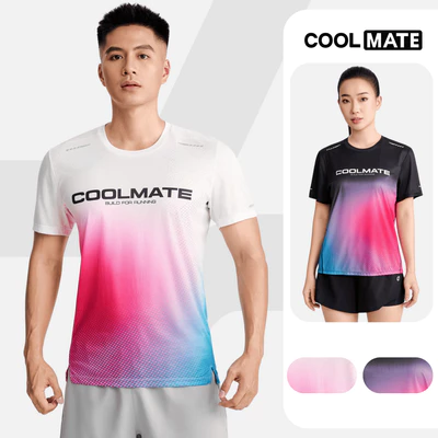 Áo thun chạy bộ unisex nam nữ thấm hút, nhanh khô, siêu nhẹ logo Coolmate